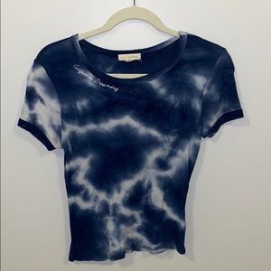 Tie die graphic t-shirt
